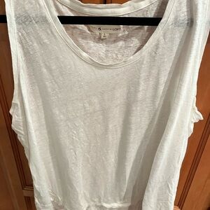 LOFT Women's Classic White Tank Top